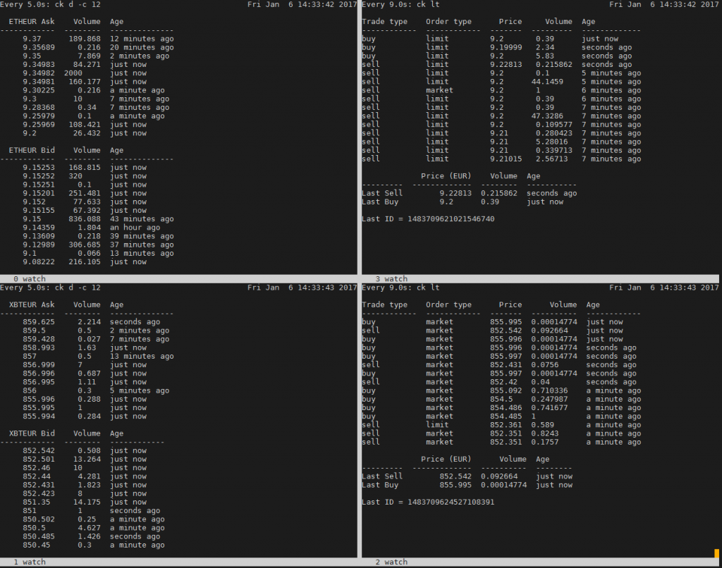 Example of using clikraken to build your own customized terminal